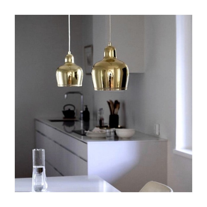 Aalto A330S Golden Bell Pendant Light