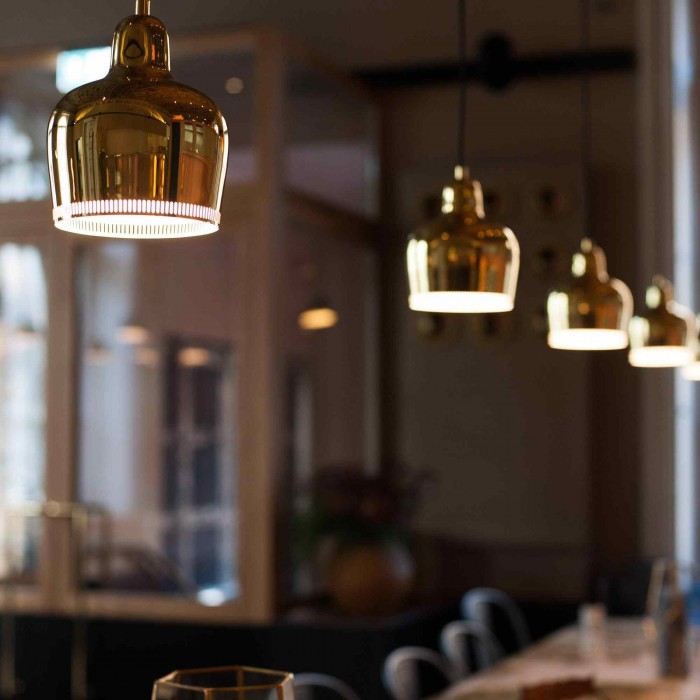 Aalto A330S Golden Bell Pendant Light