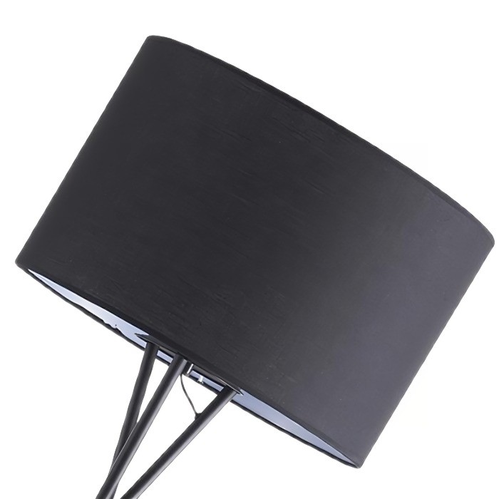 Uptown Black Tripod Floor Lamp