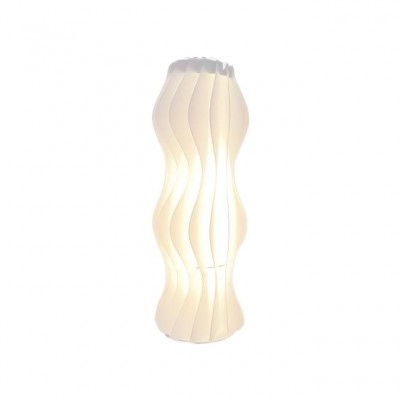 Vapor Hula Wave Shaped Table Lamp for Bedroom