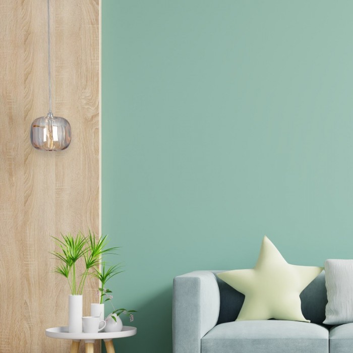 Cubie Chandelier Smoked Glass Globe Pendant Light for Kitchen Island