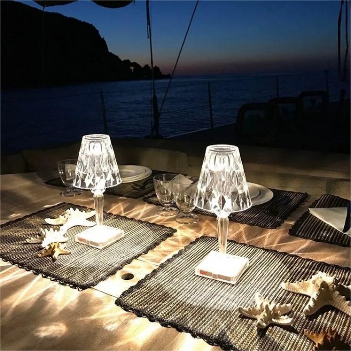 Battery LED Table Lamp