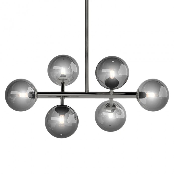 Modern Metal Glass Balls Pendant Lamp