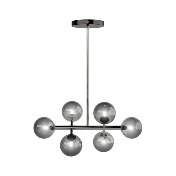 Modern Metal Glass Balls Pendant Lamp
