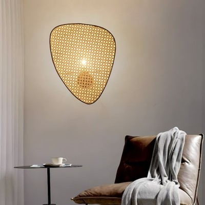 Hanging Screen Cannage Wall Lamp