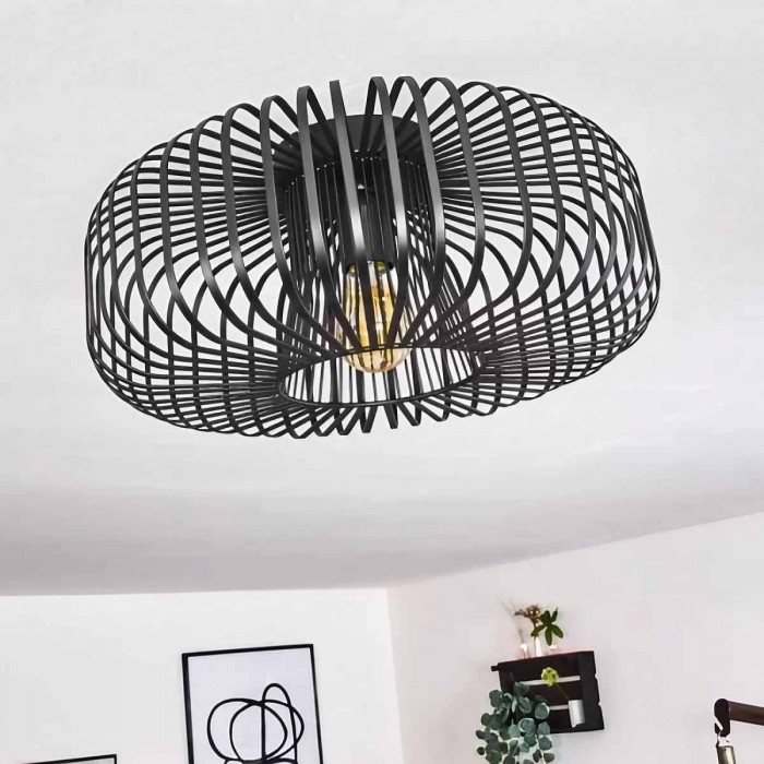 Vintage Striped Metal Wemude Ceiling Lamp