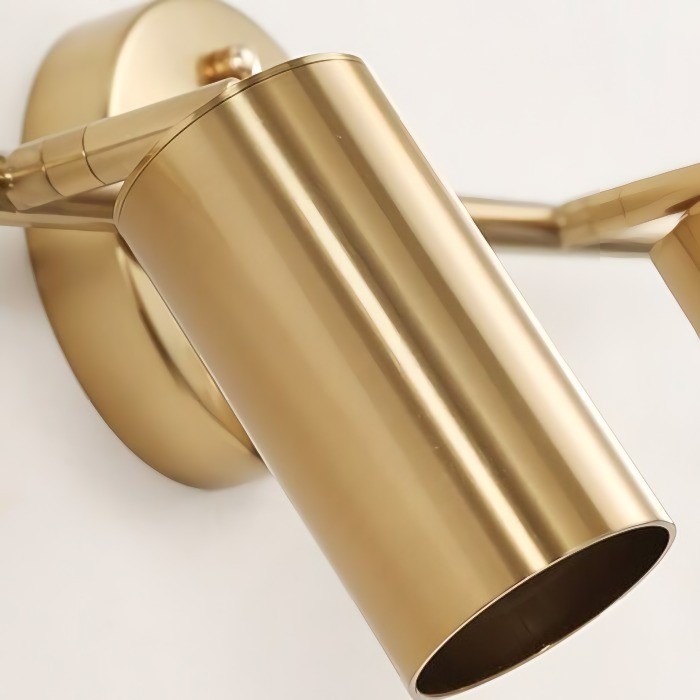 Cylinder Brass Wall Lamp