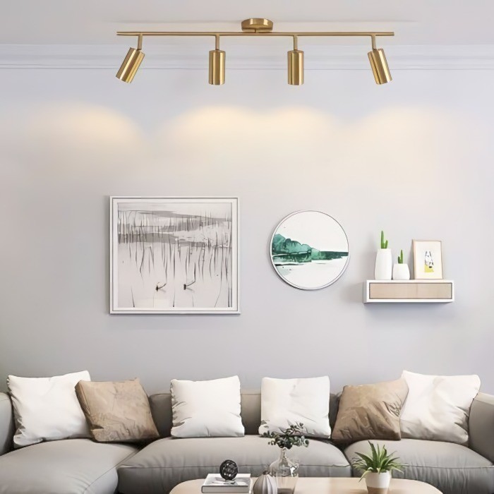 Cylinder Brass Wall Lamp