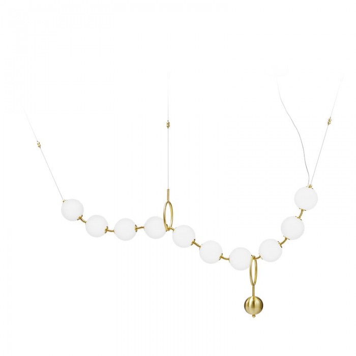 chain ball chandelier