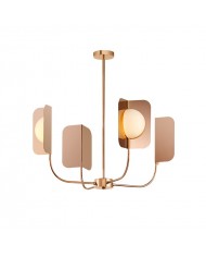 люстра из листьев