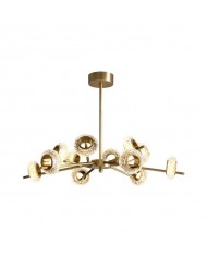 Светодиодная хрустальная люстра из латуни