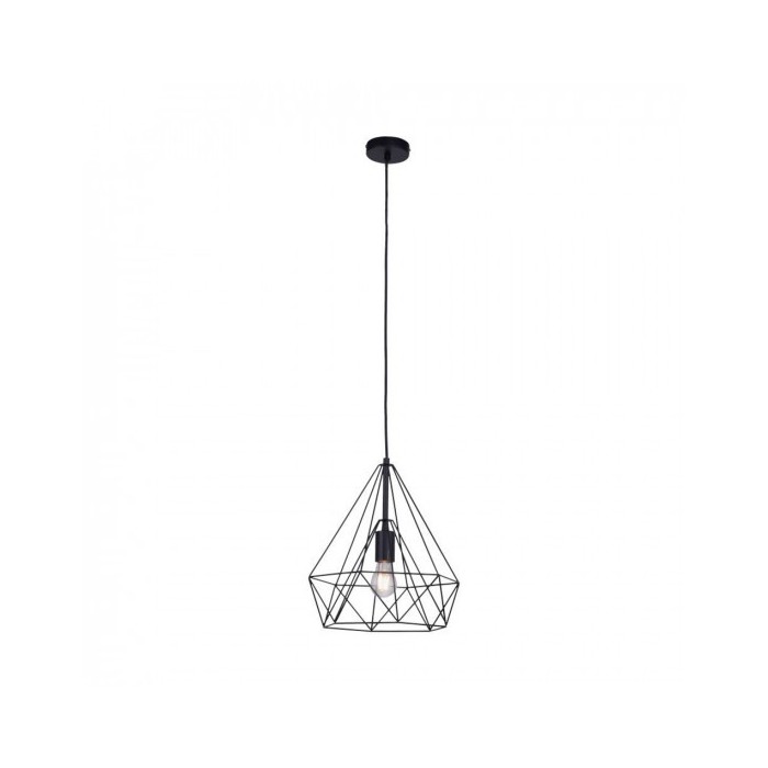 black wire pendant lamp