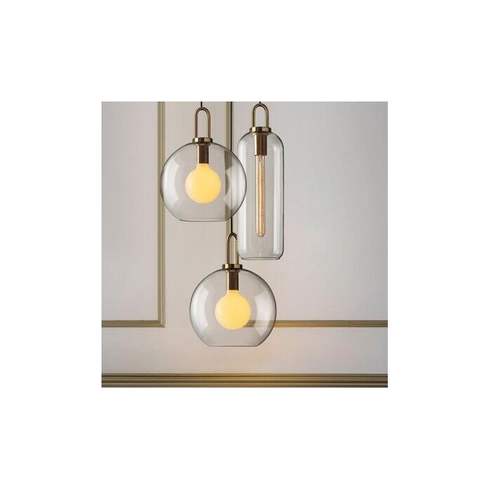 glass bottle pendant lamp