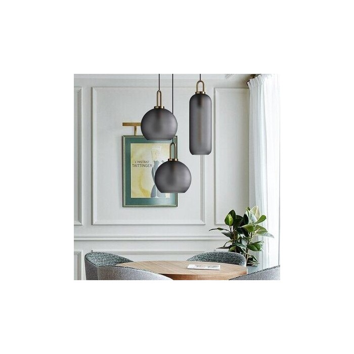 glass bottle pendant lamp