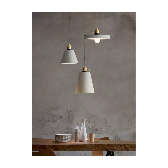 cement pendant lamp minimalist