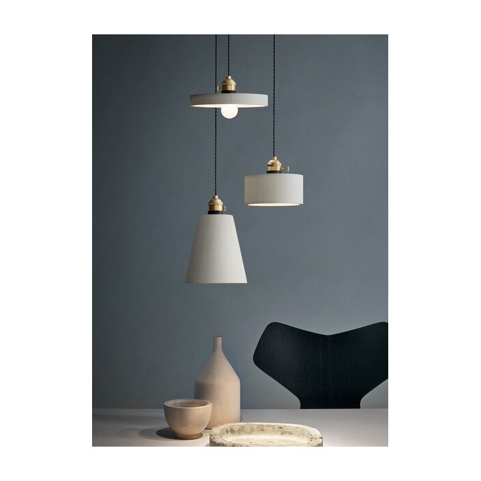 cement pendant lamp minimalist