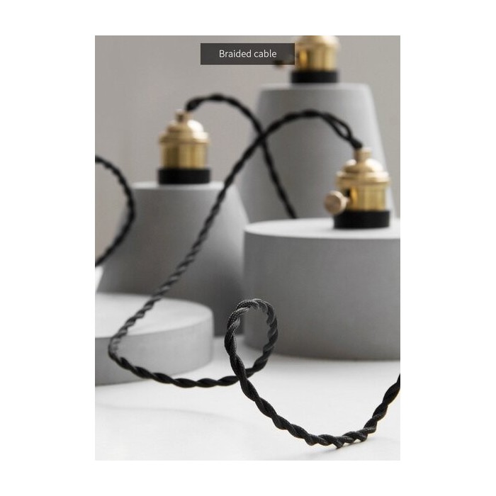 cement pendant lamp minimalist