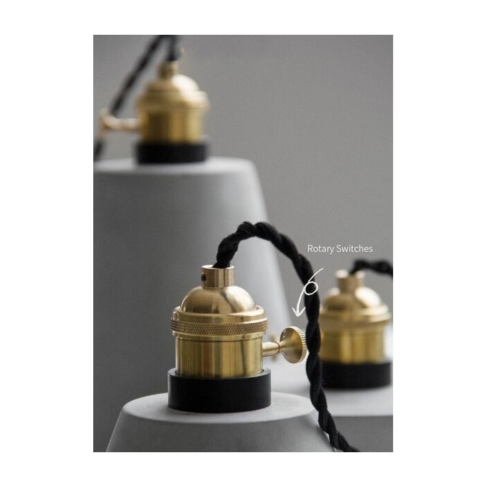 cement pendant lamp minimalist