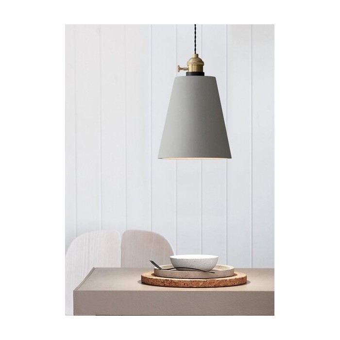 cement pendant lamp minimalist
