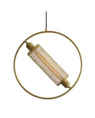 Iron NET Postmodern hanging lamp