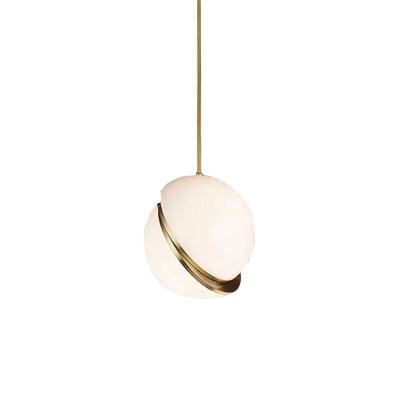 Crescent pendant lamp