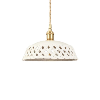 openwork ceramic pendant lamp