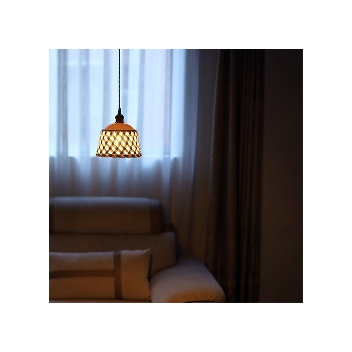 ажурный керамический подвесной светильник