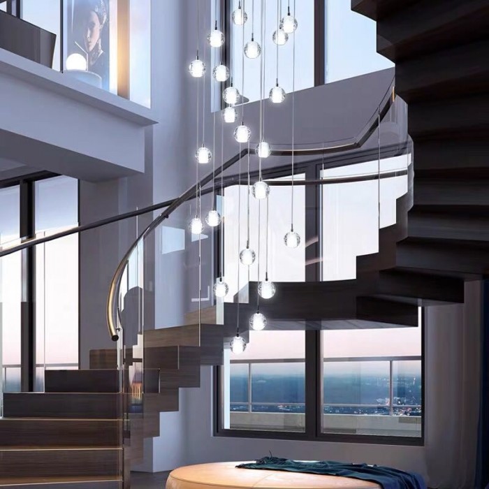 crystal ball chandelier