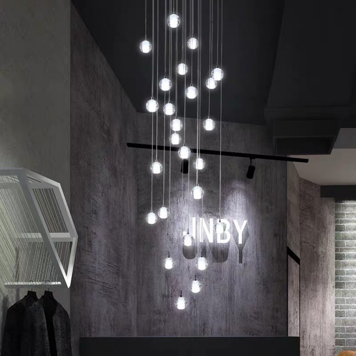 crystal ball chandelier