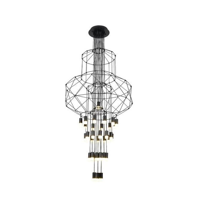 Wireflow chandelier