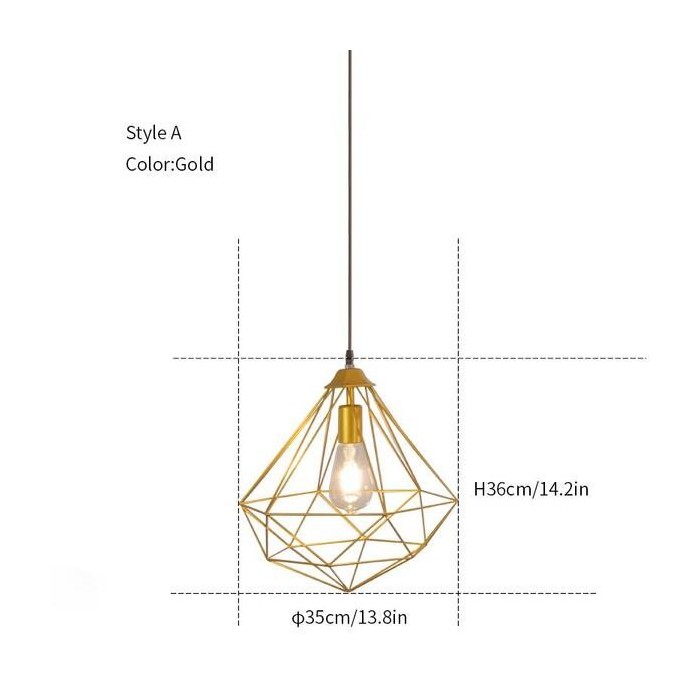 diamond pendant lamp