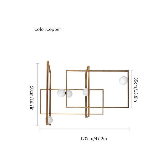 Потолочный светильник Mondrian Glass