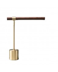 Линейная деревянная светодиодная настольная лампа