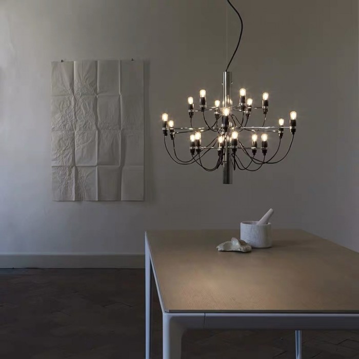 2097 Metal Multi Head Chandelier