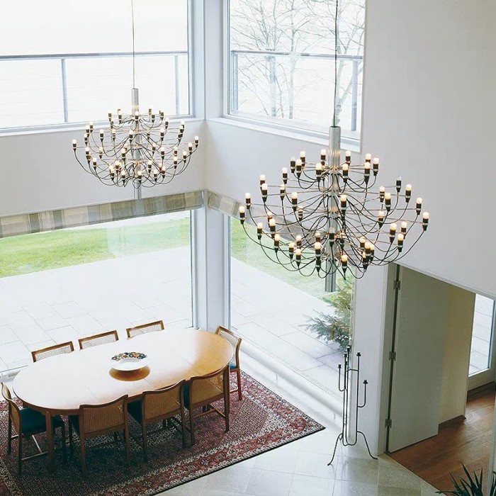 2097 Metal Multi Head Chandelier