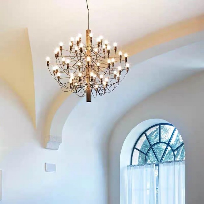 2097 Metal Multi Head Chandelier