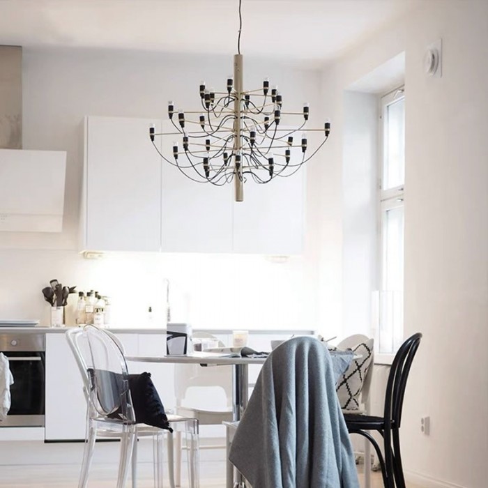 2097 Metal Multi Head Chandelier