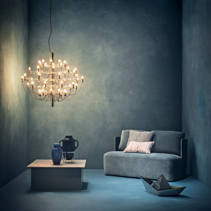 2097 Metal Multi Head Chandelier