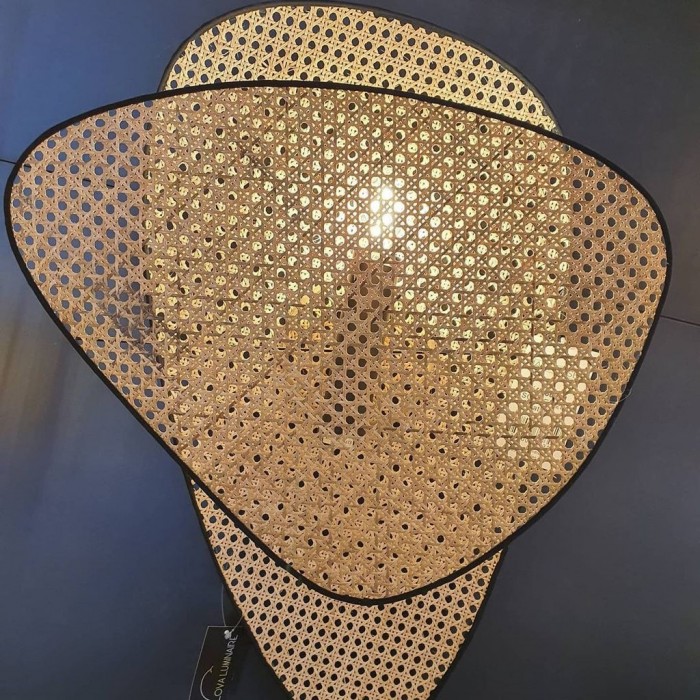 Hanging Screen Cannage Wall Lamp