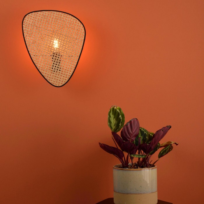 Hanging Screen Cannage Wall Lamp